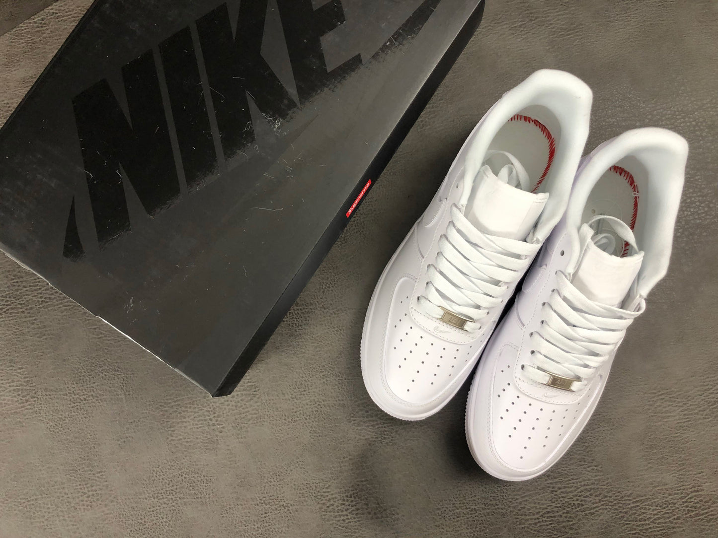 Supreme x Air Force 1 Low 'Box Logo - White'